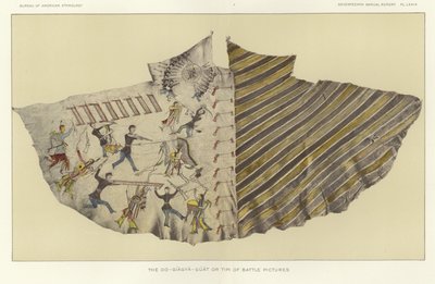 The Do-Giagya-Guat or Tipi of Battle Pictures by American School