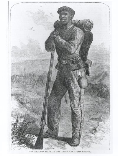 The Escaped Slave in the Union Army, from 