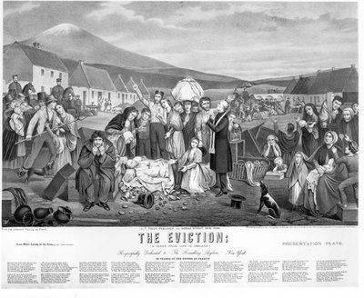 The Eviction: A Scene from Life in Ireland by American School