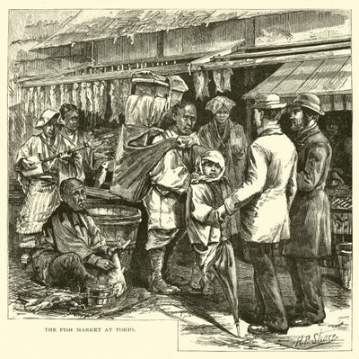 The Fish Market at Tokyo by American School