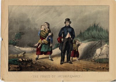 The Fruits of Intemperance by American School