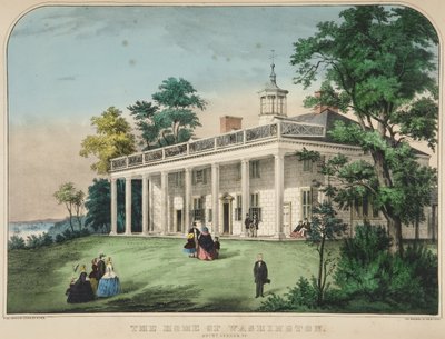 The Home of Washington, Mount Vernon, Virginia by American School
