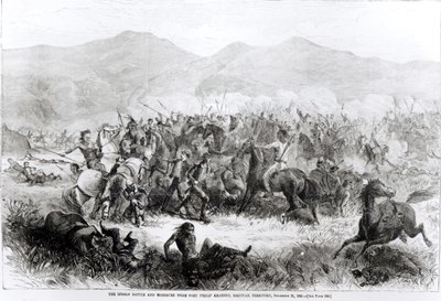 The Indian Battle and Massacre near Fort Philip Kearney, Dakotah Territory by American School