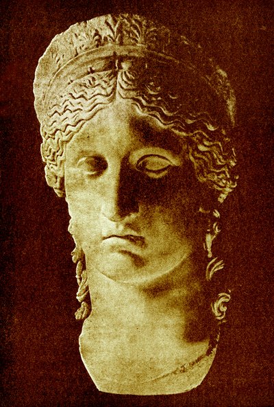 The Juno Ludovisi, Illustration from History of Greece by Victor Duruy, Published 1890 by American School