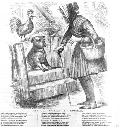 The Old Woman in Trouble by American School