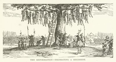 The Reformation, decimating a Regiment by American School