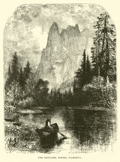 The Sentinel Rocks, Yosemite by American School