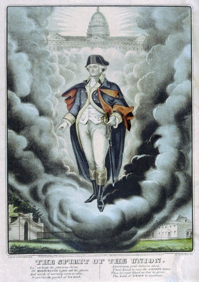 The Spirit of the Union, pub. 1860 by American School