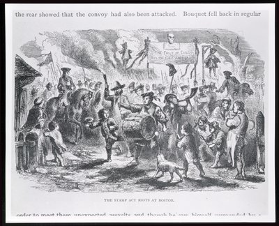 The Stamp Act Riots at Boston, from 