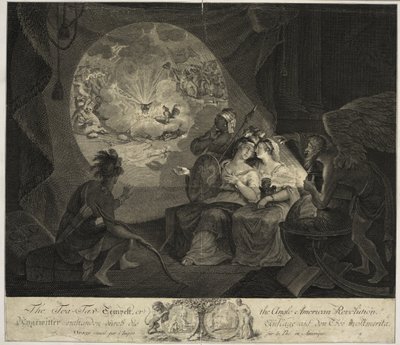 The Tea-Tax Tempest, or the Anglo American Revolution by American School