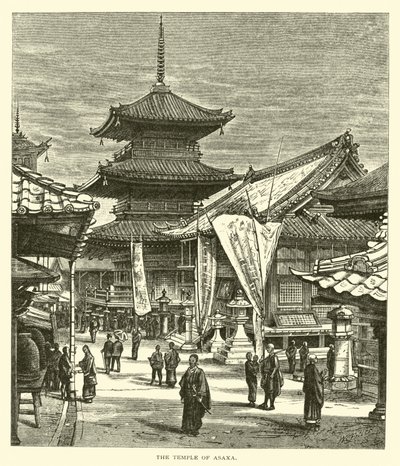 The Temple of Asakusa by American School