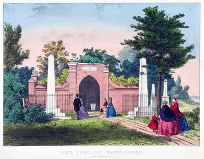 The Tomb of Washington, Mount Vernon by American School