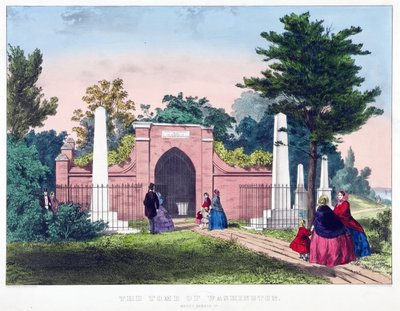 The Tomb of Washington, Mount Vernon, Va. by American School