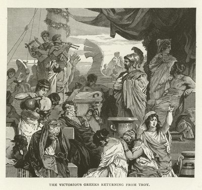 The Victorious Greeks returning from Troy by American School