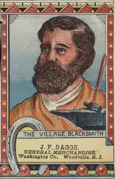 The Village Blacksmith by American School
