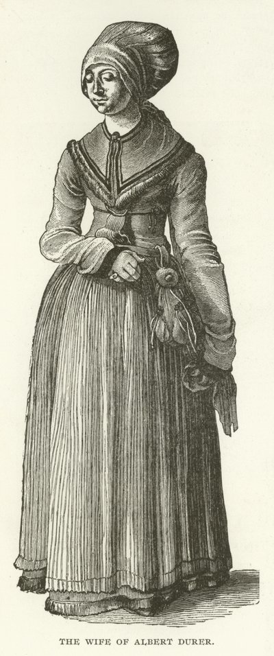The Wife of Albrecht Dürer by American School