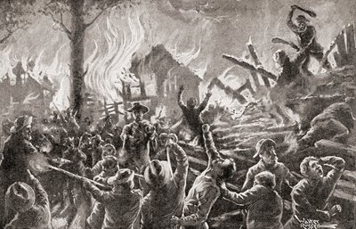 The Civil War in Kansas aka Bleeding Kansas, Bloody Kansas or the Border War, from 