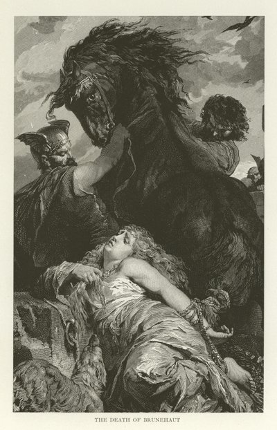 The Death of Brunehaut by American School