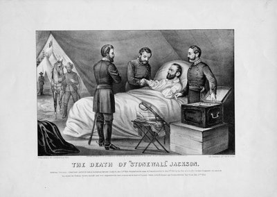 The death of Stonewall Jackson by American School