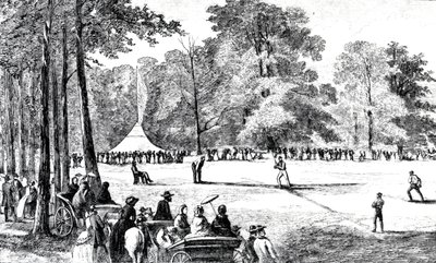 The first convention of baseball clubs, New York, 1857 by American School