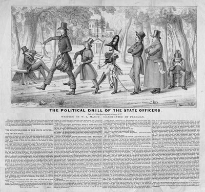 The Political Drill of the State Officers by American School