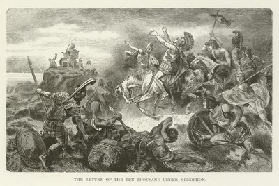 The Return of the Ten Thousand Under Xenophon by American School