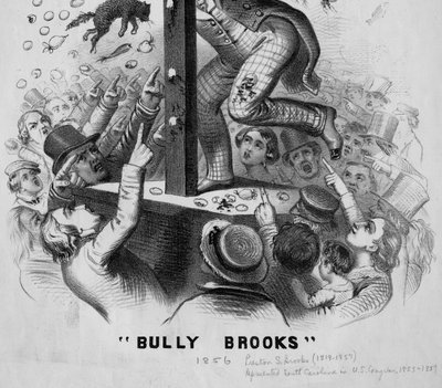 The Right Man in the Right Place Bully Brooks (detail) by American School
