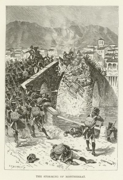 The storming of Montserrat by American School