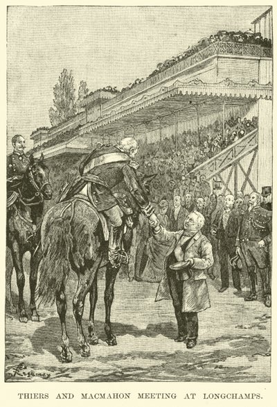 Thiers and Macmahon meeting at Longchamps by American School
