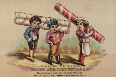Three Boys Carrying Confectionery by American School