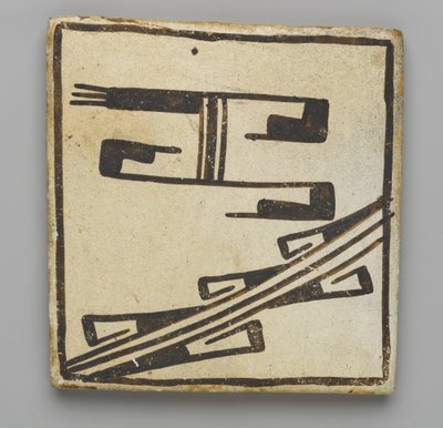 Tile, Made in Mesa, Arizona by the Hopi People by American School