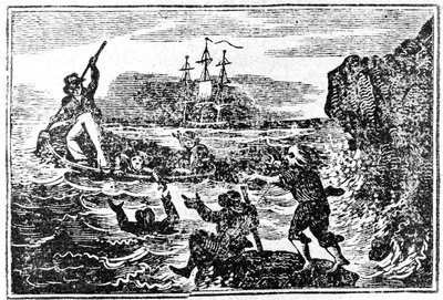 Titlepage to the Account of the Loss of the Essex, 1824 by American School