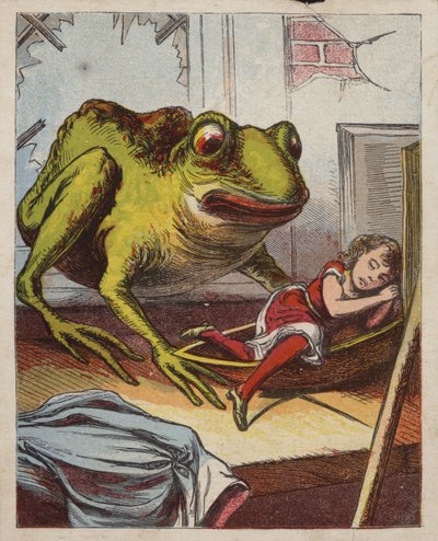 Toad Finds Sleeping Girl by American School