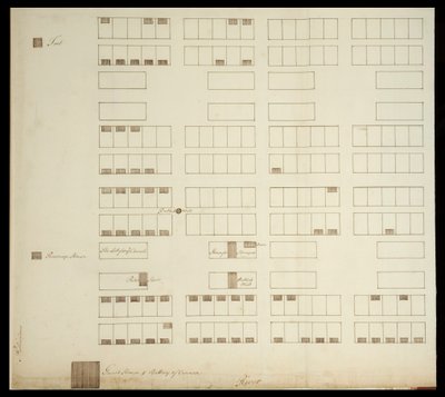 Town Plan of Savannah, c.1733 by American School