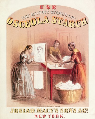 Trade Card for Osceola Starch by American School