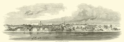 View of Vicksburg from the river, June 1862 by American School