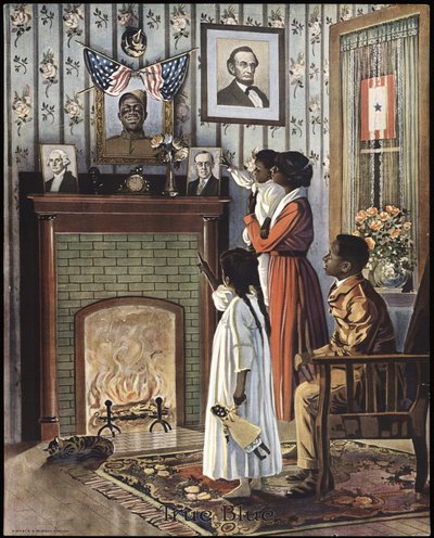 WWI Poster "True Blue", pub. 1918 by American School