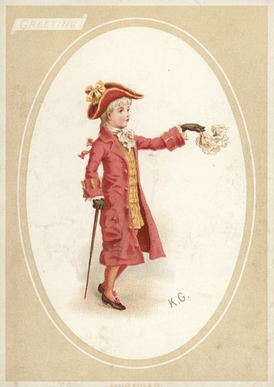 Young Boy in 18th Century Costume by American School