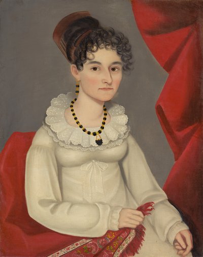 Portrait of Catharine Couenhoven Clark, c.1819-20 by Ammi Phillips