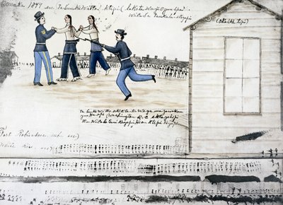 The Death of Crazy Horse, Fort Robinson, Nebraska, USA by Amos Bad Heart Buffalo