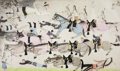 The End of the Battle by Amos Bad Heart Buffalo
