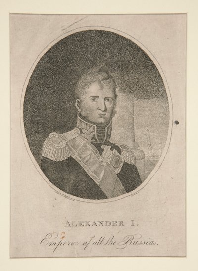 Alexander I, Emperor of All the Russians by Amos Doolittle