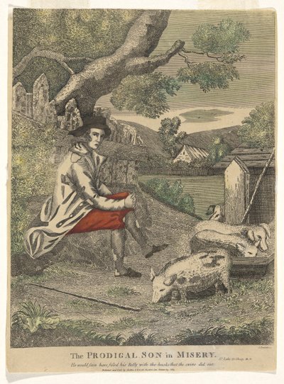 The Prodigal Son in Misery by Amos Doolittle