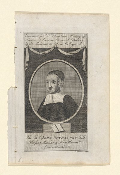 The Rev. John Davenport by Amos Doolittle