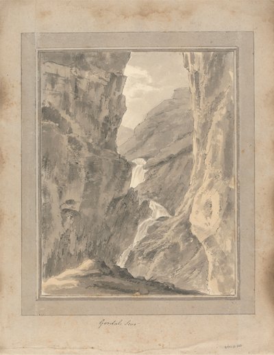 Views in England, Scotland and Wales: Gordale Scar by Amos Green