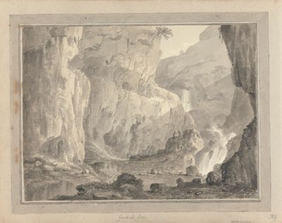 Views in England, Scotland and Wales: Gordale Scar by Amos Green