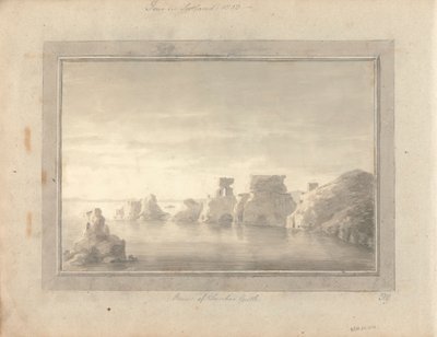 Ruins of Dunbar Castle, Tour in Scotland by Amos Green