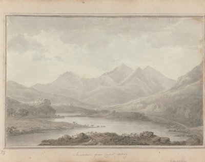 Views in England, Scotland and Wales: Snowdon, from Capel Cerrig by Amos Green