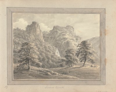 Views in England, Scotland and Wales: Tour in Scotland; Lowdoor Cascade by Amos Green