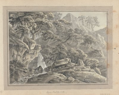Views in England, Scotland and Wales: Upper Park Cascade by Amos Green